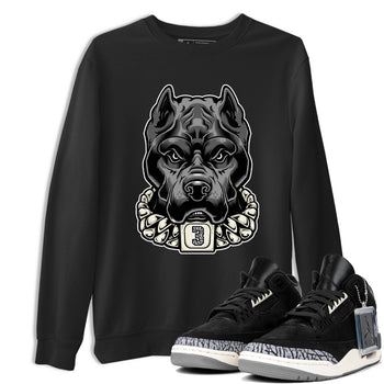 Air Jordan 3 Off Noir shirt to match jordans Pitbull sneaker tees Air Jordan 3 Retro Off Noir SNRT Sneaker Tees Unisex Black 1 T-Shirt