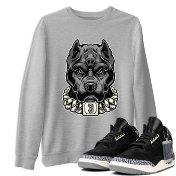 Air Jordan 3 Off Noir shirt to match jordans Pitbull sneaker tees Air Jordan 3 Retro Off Noir SNRT Sneaker Tees Unisex Heather Grey 1 T-Shirt