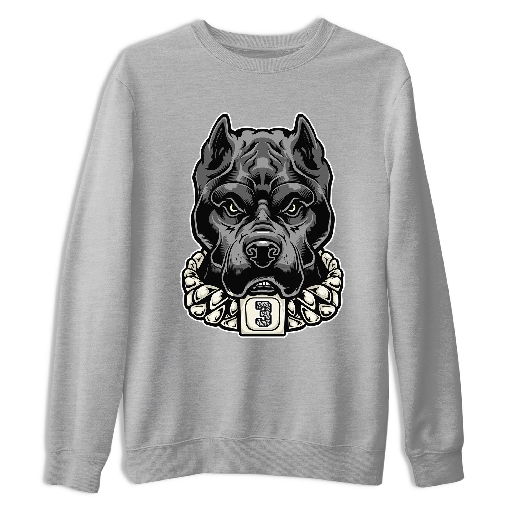 Air Jordan 3 Off Noir shirt to match jordans Pitbull sneaker tees Air Jordan 3 Retro Off Noir SNRT Sneaker Tees Unisex Heather Grey 2 T-Shirt