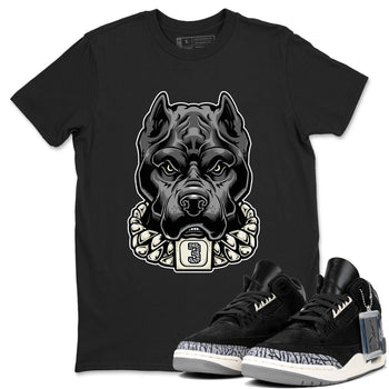 Air Jordan 3 Off Noir shirt to match jordans Pitbull sneaker tees Air Jordan 3 Retro Off Noir SNRT Sneaker Tees Unisex Black 1 T-Shirt