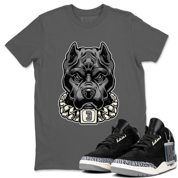 Air Jordan 3 Off Noir shirt to match jordans Pitbull sneaker tees Air Jordan 3 Retro Off Noir SNRT Sneaker Tees Unisex Cool Grey 1 T-Shirt