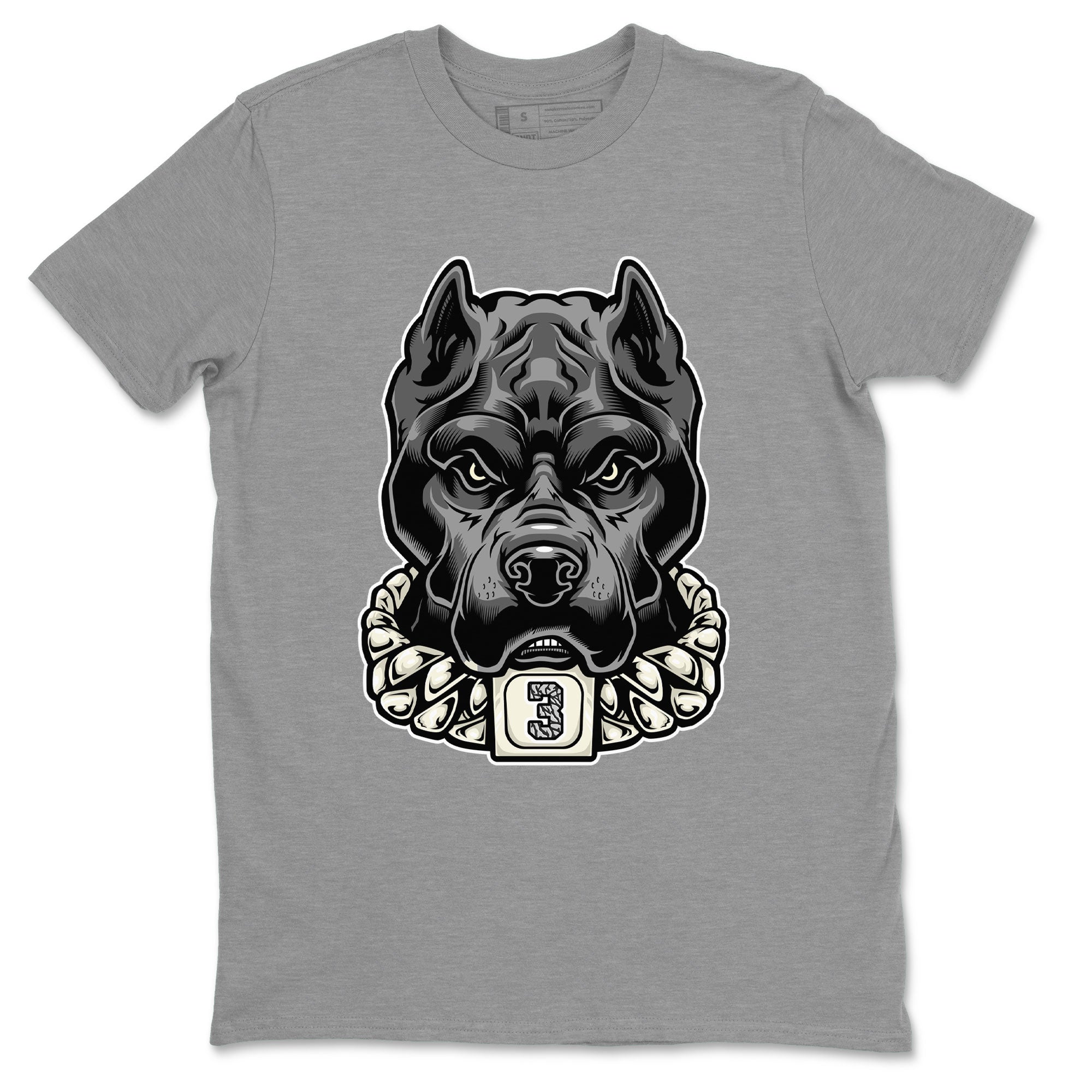 Air Jordan 3 Off Noir shirt to match jordans Pitbull sneaker tees Air Jordan 3 Retro Off Noir SNRT Sneaker Tees Unisex Heather Grey 2 T-Shirt