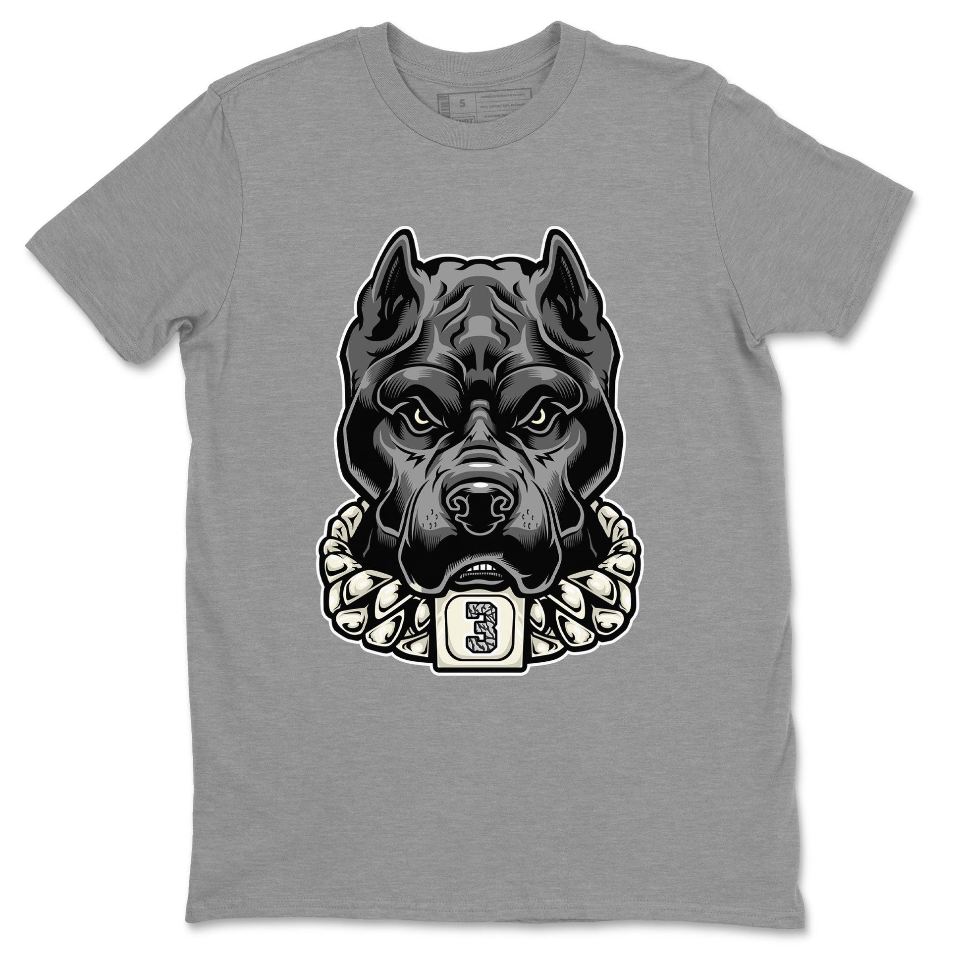 Air Jordan 3 Off Noir shirt to match jordans Pitbull sneaker tees Air Jordan 3 Retro Off Noir SNRT Sneaker Tees Unisex Heather Grey 2 T-Shirt