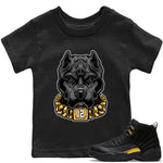 Jordan 12 Black Taxi Sneaker Match Tees Pitbull Sneaker Tees Jordan 12 Black Taxi Sneaker Release Tees Kids Shirts