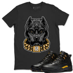 Jordan 12 Black Taxi Sneaker Match Tees Pitbull Sneaker Tees Jordan 12 Black Taxi Sneaker Release Tees Unisex Shirts