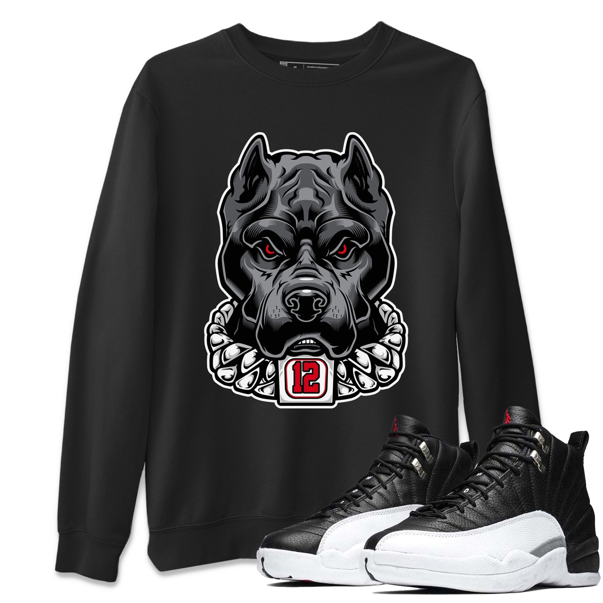 Jordan 12 Playoffs Sneaker Match Tees Pitbull Sneaker Tees Jordan 12 Playoffs Sneaker Release Tees Unisex Shirts
