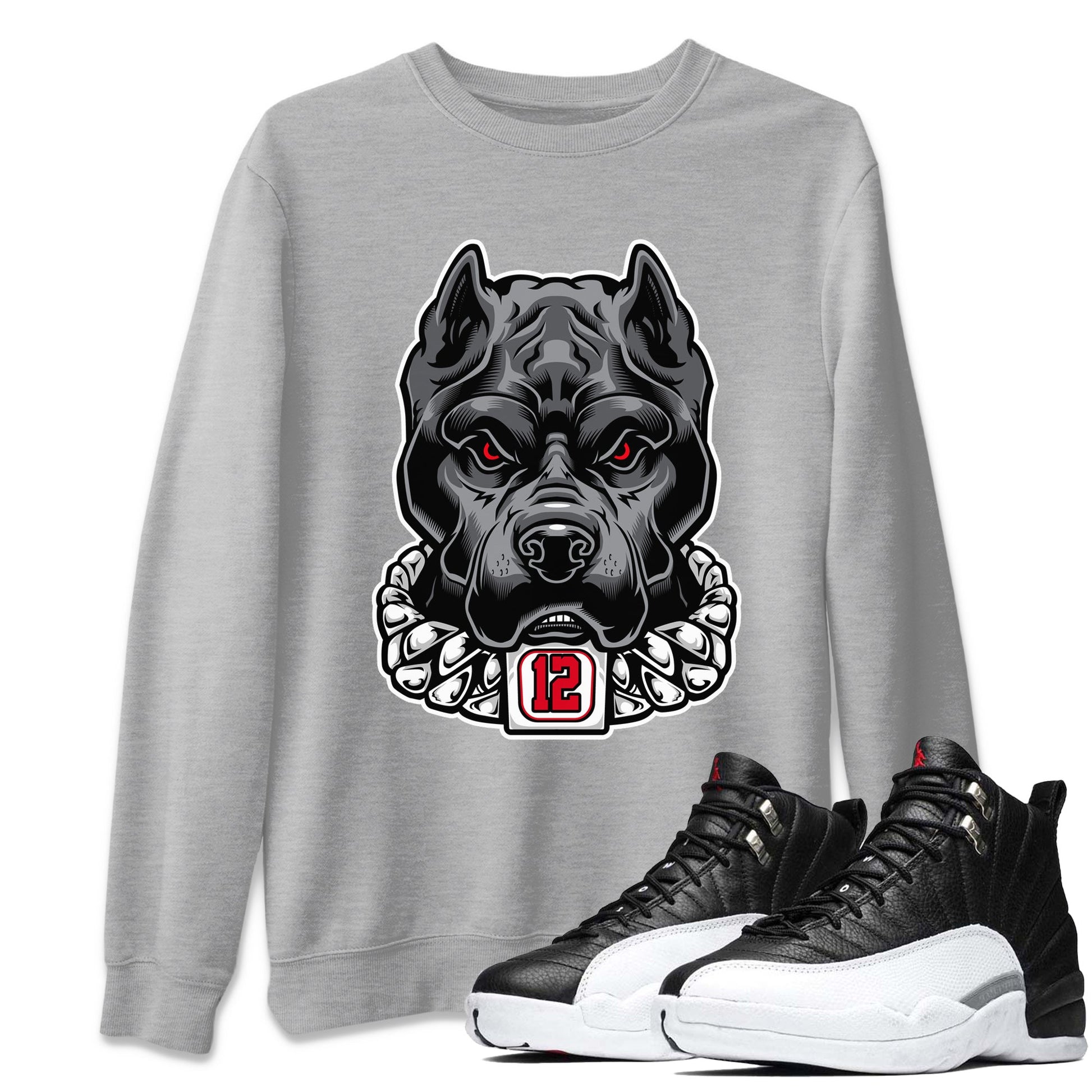 Jordan 12 Playoffs Sneaker Match Tees Pitbull Sneaker Tees Jordan 12 Playoffs Sneaker Release Tees Unisex Shirts