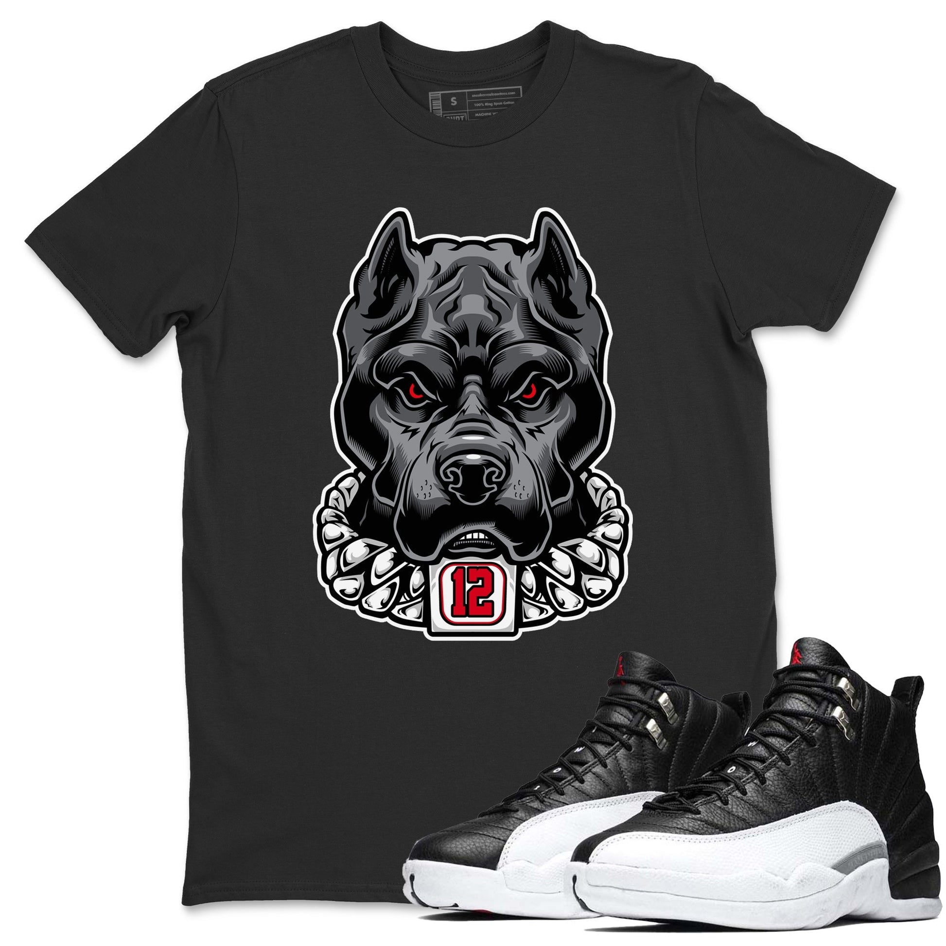 Jordan 12 Playoffs Sneaker Match Tees Pitbull Sneaker Tees Jordan 12 Playoffs Sneaker Release Tees Unisex Shirts