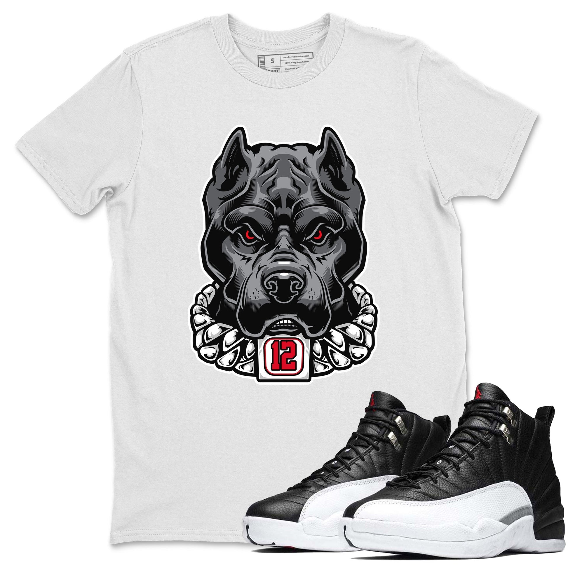 Jordan 12 Playoffs Sneaker Match Tees Pitbull Sneaker Tees Jordan 12 Playoffs Sneaker Release Tees Unisex Shirts