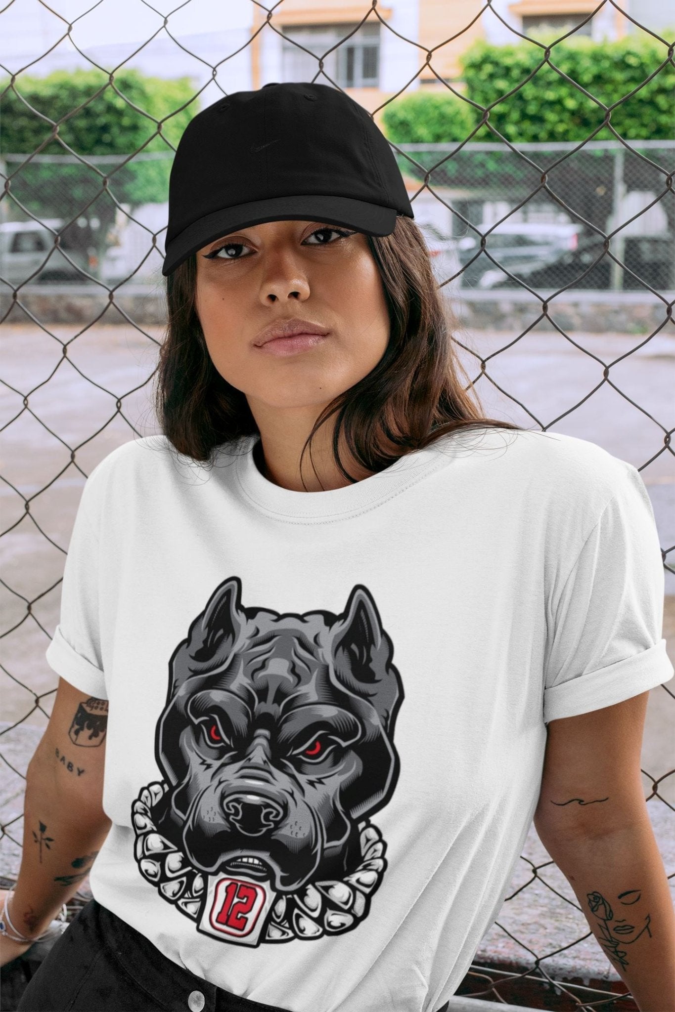 Jordan 12 Playoffs Sneaker Match Tees Pitbull Sneaker Tees Jordan 12 Playoffs Sneaker Release Tees Unisex Shirts