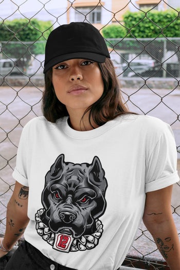 Jordan 12 Playoffs Sneaker Match Tees Pitbull Sneaker Tees Jordan 12 Playoffs Sneaker Release Tees Unisex Shirts