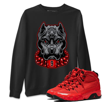 Jordan 9 Chile Red Sneaker Match Tees Pitbull Sneaker Tees Jordan 9 Chile Red Sneaker Release Tees Unisex Shirts