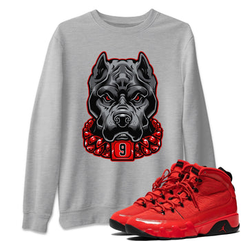 Jordan 9 Chile Red Sneaker Match Tees Pitbull Sneaker Tees Jordan 9 Chile Red Sneaker Release Tees Unisex Shirts