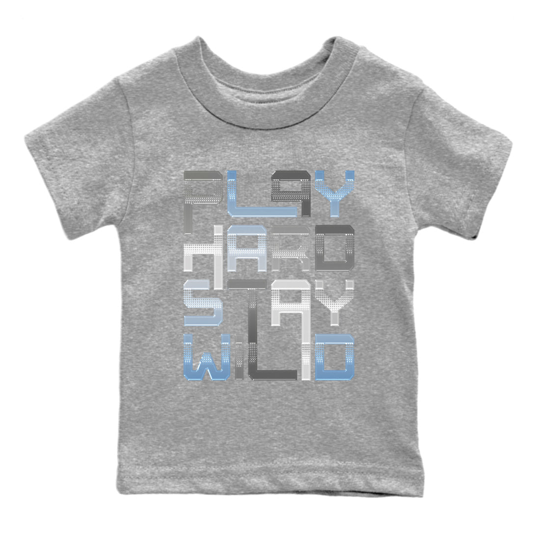 Air Jordan 11 White Cement Sneaker Match Tees Play Hard Sneaker Tees Air Jordan 11 Cement Grey Sneaker Release Tees Kids Shirts Heather Grey 2
