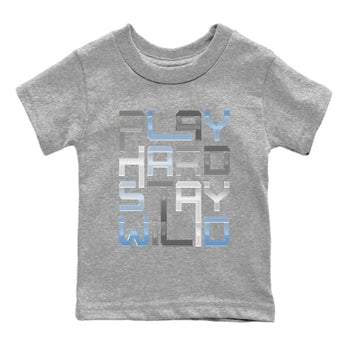 Air Jordan 11 White Cement Sneaker Match Tees Play Hard Sneaker Tees Air Jordan 11 Cement Grey Sneaker Release Tees Kids Shirts Heather Grey 2