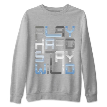 Air Jordan 11 White Cement Sneaker Match Tees Play Hard Sneaker Tees Air Jordan 11 Cement Grey Sneaker Release Tees Unisex Shirts Heather Grey 2