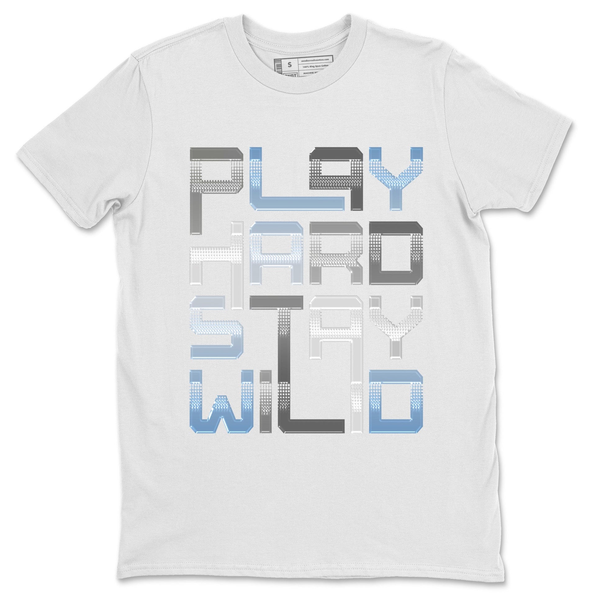 Air Jordan 11 White Cement Sneaker Match Tees Play Hard Sneaker Tees Air Jordan 11 Cement Grey Sneaker Release Tees Unisex Shirts White 2