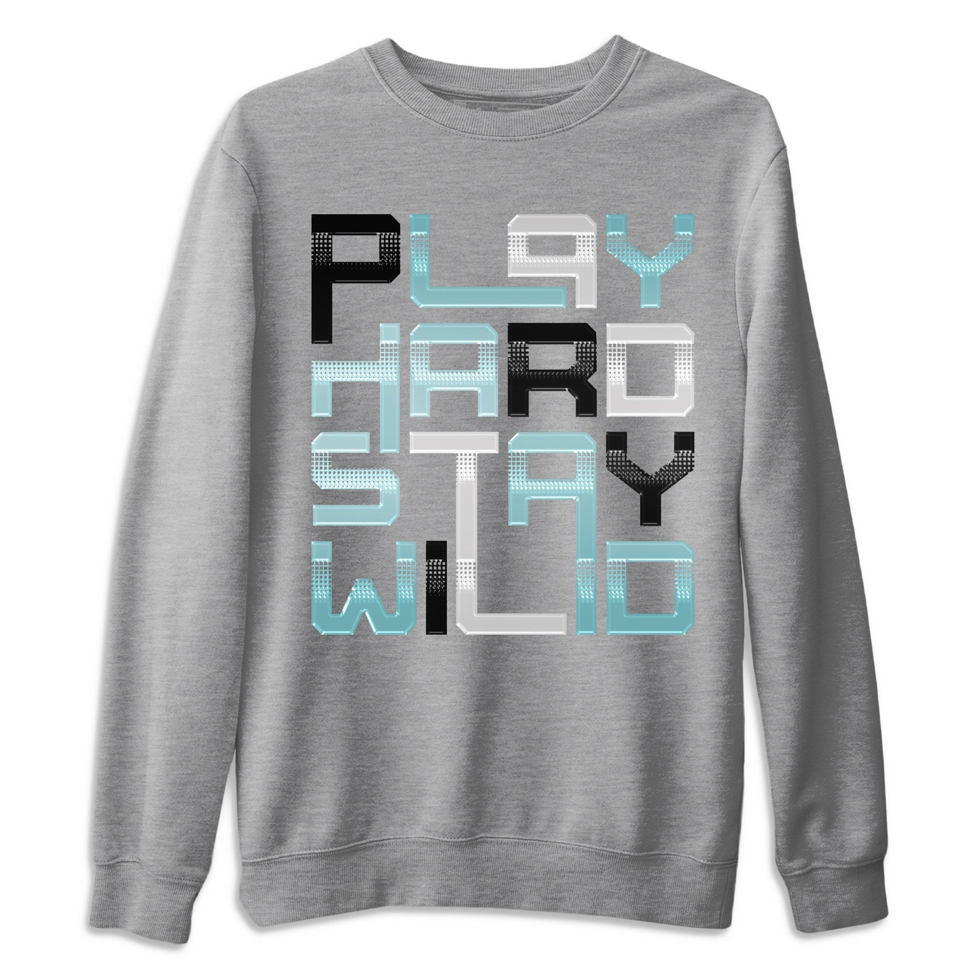Jordan 11 Legend Blue Sneaker Match Tees Play Hard Stay Wild Sneaker Tees Jordan 11 Legend Blue Sneaker Release Tees Unisex Shirts