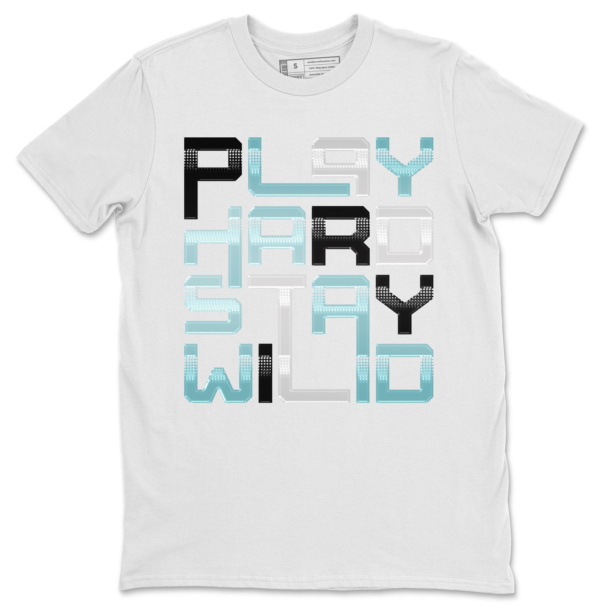Jordan 11 Legend Blue Sneaker Match Tees Play Hard Stay Wild Sneaker Tees Jordan 11 Legend Blue Sneaker Release Tees Unisex Shirts