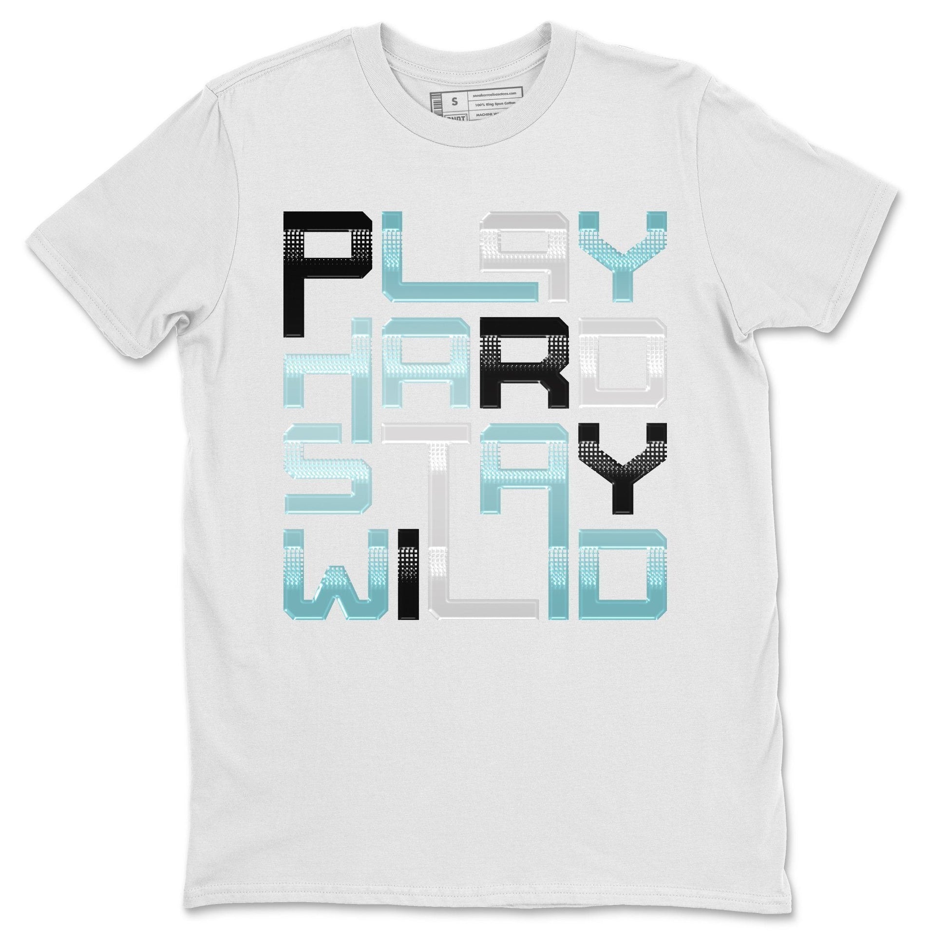 Jordan 11 Legend Blue Sneaker Match Tees Play Hard Stay Wild Sneaker Tees Jordan 11 Legend Blue Sneaker Release Tees Unisex Shirts