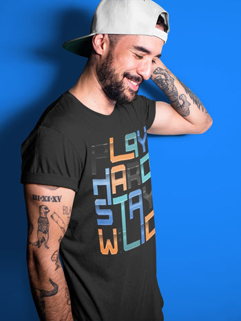 Yeezy 700 Bright Blue Sneaker Match Tees Play Hard Stay Wild Sneaker Tees Yeezy 700 Bright Blue Sneaker Release Tees Unisex Shirts