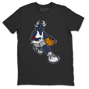 Jordan 4 Midnight Navy Sneaker Match Tees Player Bull Sneaker Tees Jordan 4 Midnight Navy Sneaker Release Tees Unisex Shirts