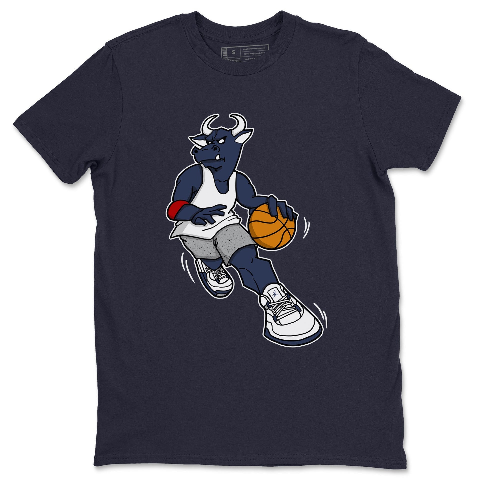Jordan 4 Midnight Navy Sneaker Match Tees Player Bull Sneaker Tees Jordan 4 Midnight Navy Sneaker Release Tees Unisex Shirts
