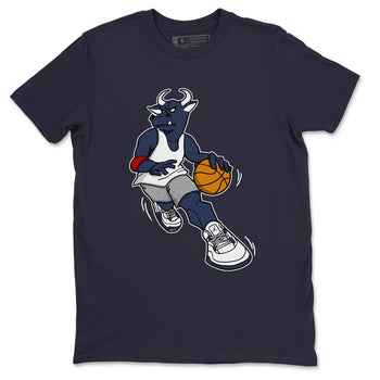 Jordan 4 Midnight Navy Sneaker Match Tees Player Bull Sneaker Tees Jordan 4 Midnight Navy Sneaker Release Tees Unisex Shirts