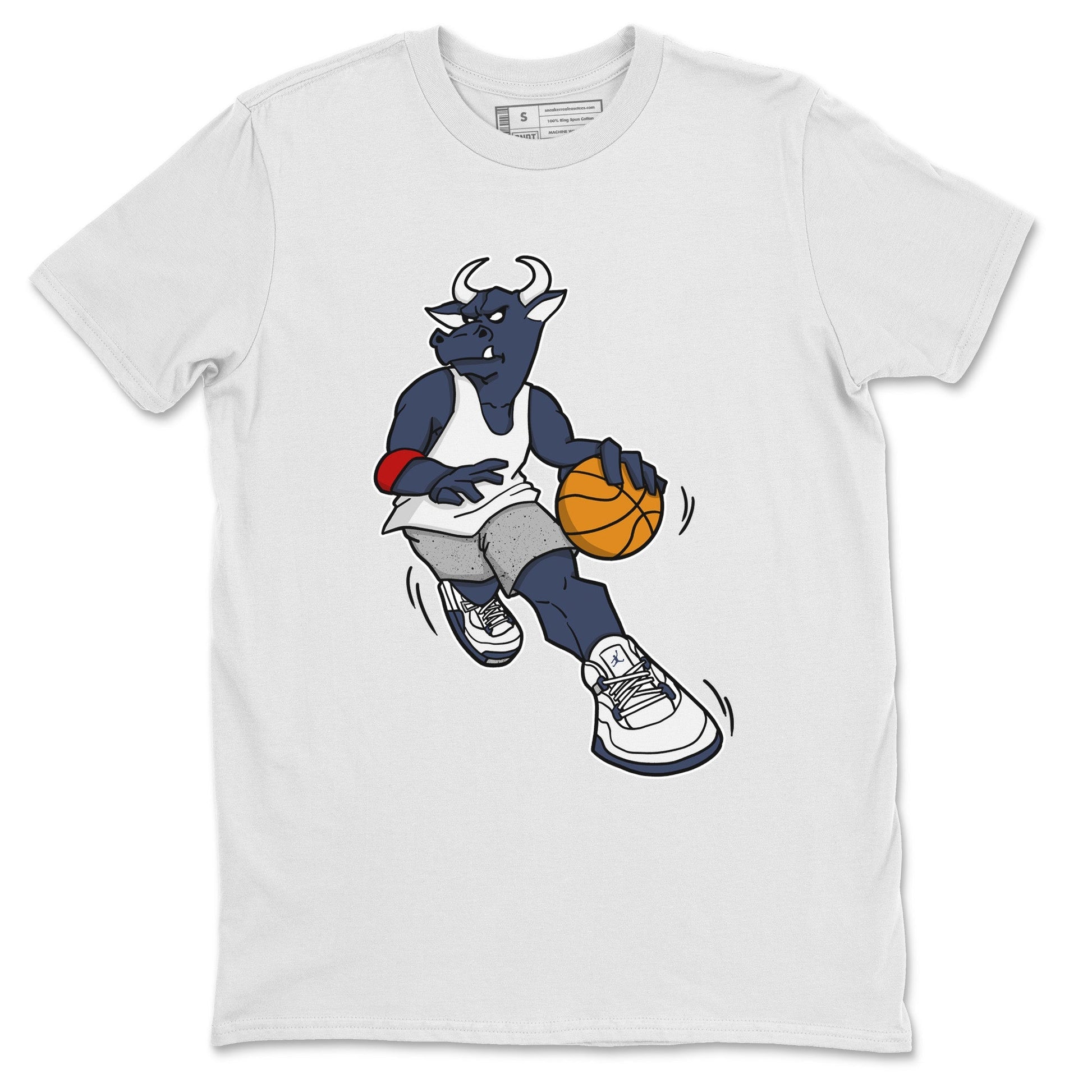 Jordan 4 Midnight Navy Sneaker Match Tees Player Bull Sneaker Tees Jordan 4 Midnight Navy Sneaker Release Tees Unisex Shirts