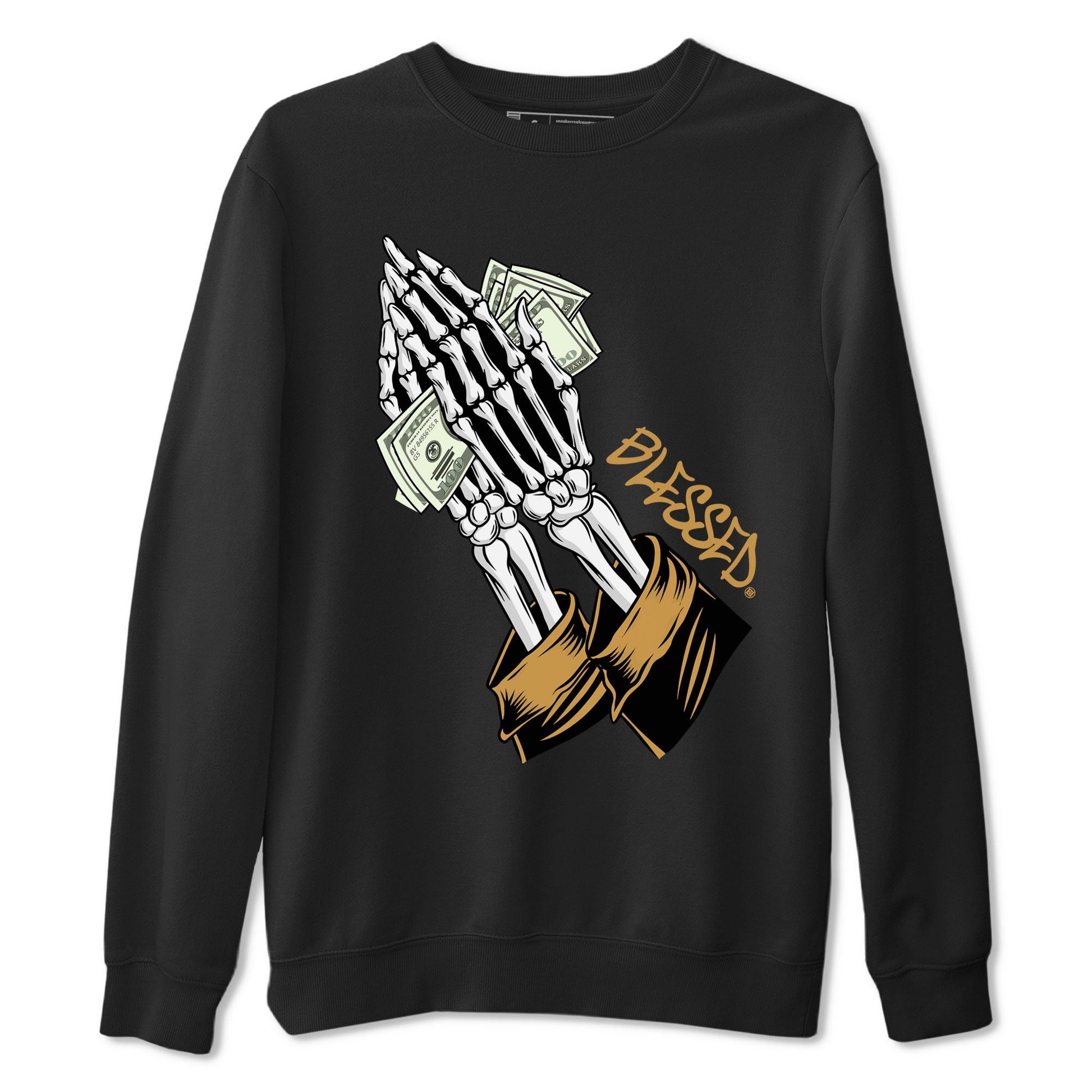 Jordan 13 Retro Wheat shirt to match jordans Praying Skeleton sneaker tees Air Jordan 13 Wheat SNRT Sneaker Tees Sneaker Matching Clothing Brand Unisex Sneaker Tee Black 2 T-Shirt