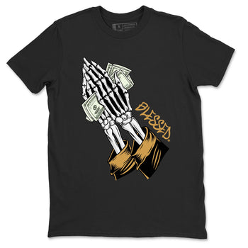 Jordan 13 Retro Wheat shirt to match jordans Praying Skeleton sneaker tees Air Jordan 13 Wheat SNRT Sneaker Tees Sneaker Matching Clothing Brand Unisex Sneaker Tee Black 2 T-Shirt