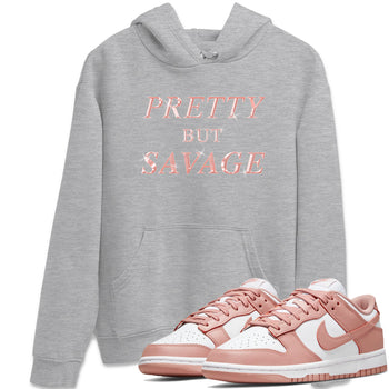 Dunk Rose Whisper shirt to match jordans Pretty But Savage sneaker tees Nike Dunk LowRose Whisper SNRT Sneaker Release Tees Unisex Heather Grey 1 T-Shirt