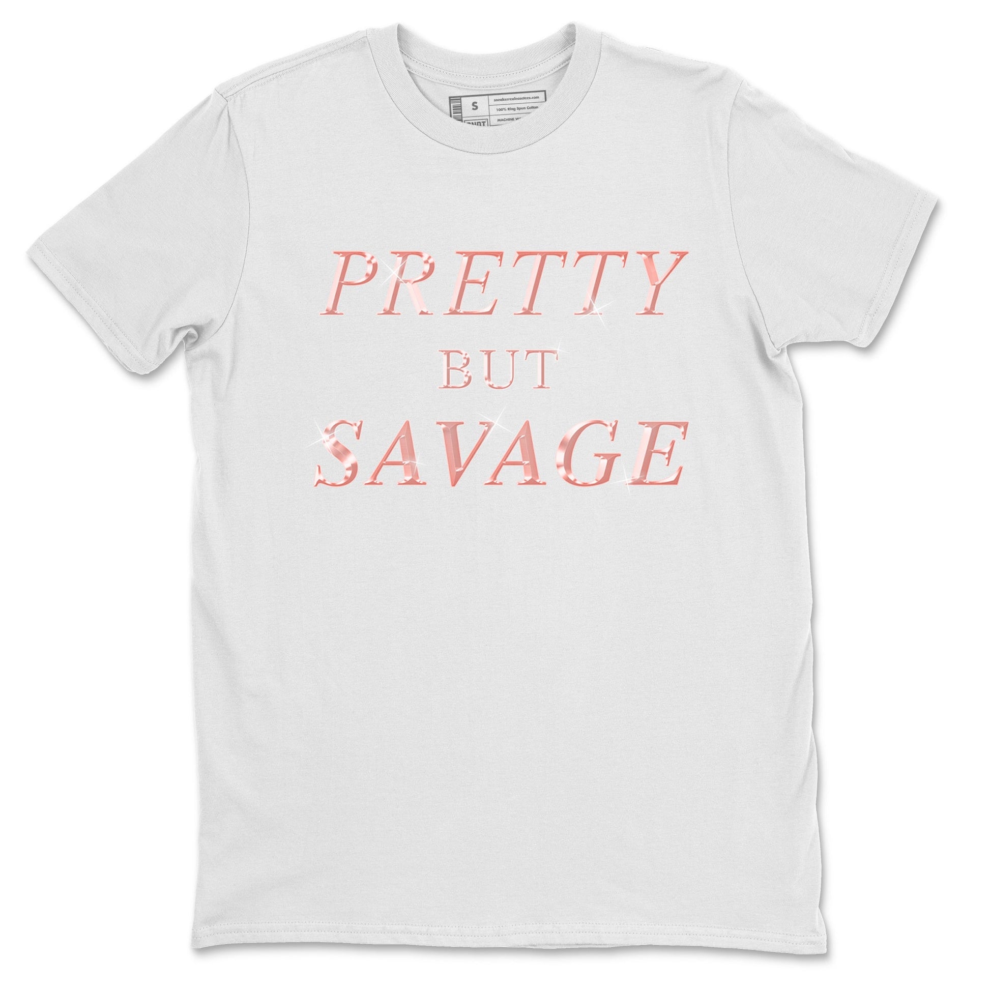 Dunk Rose Whisper shirt to match jordans Pretty But Savage sneaker tees Nike Dunk LowRose Whisper SNRT Sneaker Release Tees Unisex White 2 T-Shirt