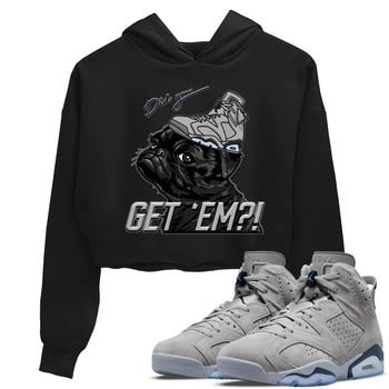 Jordan 6 Georgetown Sneaker Match Tees Pug Get Em Sneaker Tees Jordan 6 Georgetown Sneaker Release Tees Women's Shirts