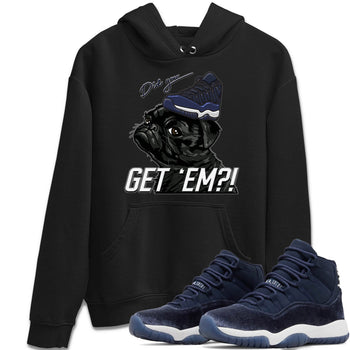 Jordan 11 Midnight Navy Sneaker Match Tees Pug Get Em Sneaker Tees Jordan 11 Midnight Navy Sneaker Release Tees Unisex Shirts