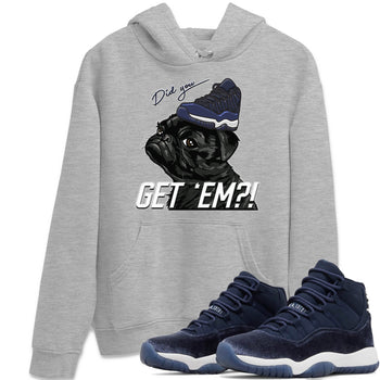 Jordan 11 Midnight Navy Sneaker Match Tees Pug Get Em Sneaker Tees Jordan 11 Midnight Navy Sneaker Release Tees Unisex Shirts
