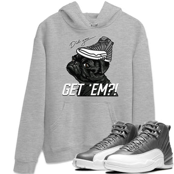 Jordan 12 Stealth Sneaker Match Tees Pug Get Em Sneaker Tees Jordan 12 Stealth Sneaker Release Tees Unisex Shirts