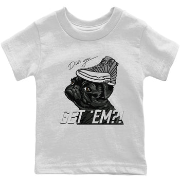 Jordan 12 Stealth Sneaker Match Tees Pug Get Em Sneaker Tees Jordan 12 Stealth Sneaker Release Tees Kids Shirts