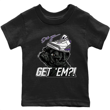 Jordan 3 Dark Iris Sneaker Match Tees Pug Get Em Sneaker Tees Jordan 3 Dark Iris Sneaker Release Tees Kids Shirts