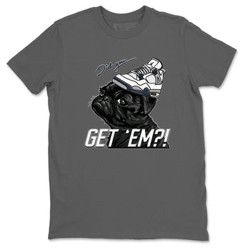 Jordan 4 Midnight Navy Sneaker Match Tees Pug Get Em Sneaker Tees Jordan 4 Midnight Navy Sneaker Release Tees Unisex Shirts