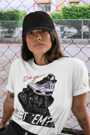 Jordan 4 Zen Master Sneaker Match Tees Pug Get Em Sneaker Tees Jordan 4 Zen Master Sneaker Release Tees Unisex Shirts