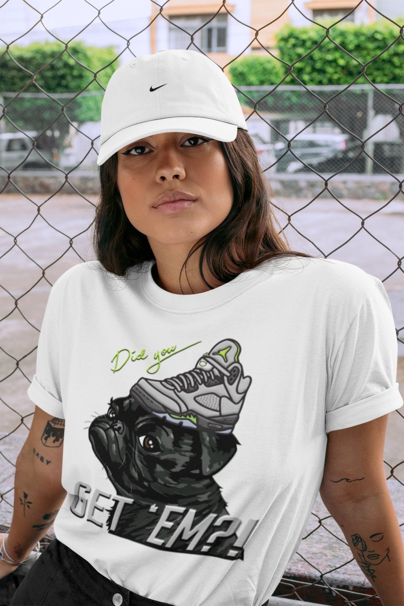 Jordan 5 Green Bean Sneaker Match Tees Pug Get Em Sneaker Tees Jordan 5 Green Bean Sneaker Release Tees Unisex Shirts