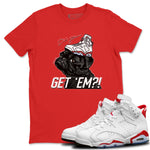 Jordan 6 Red Velvet Cookies Sneaker Match Tees Pug Get Em Sneaker Tees Jordan 6 Red Velvet Cookies Sneaker Release Tees Unisex Shirts