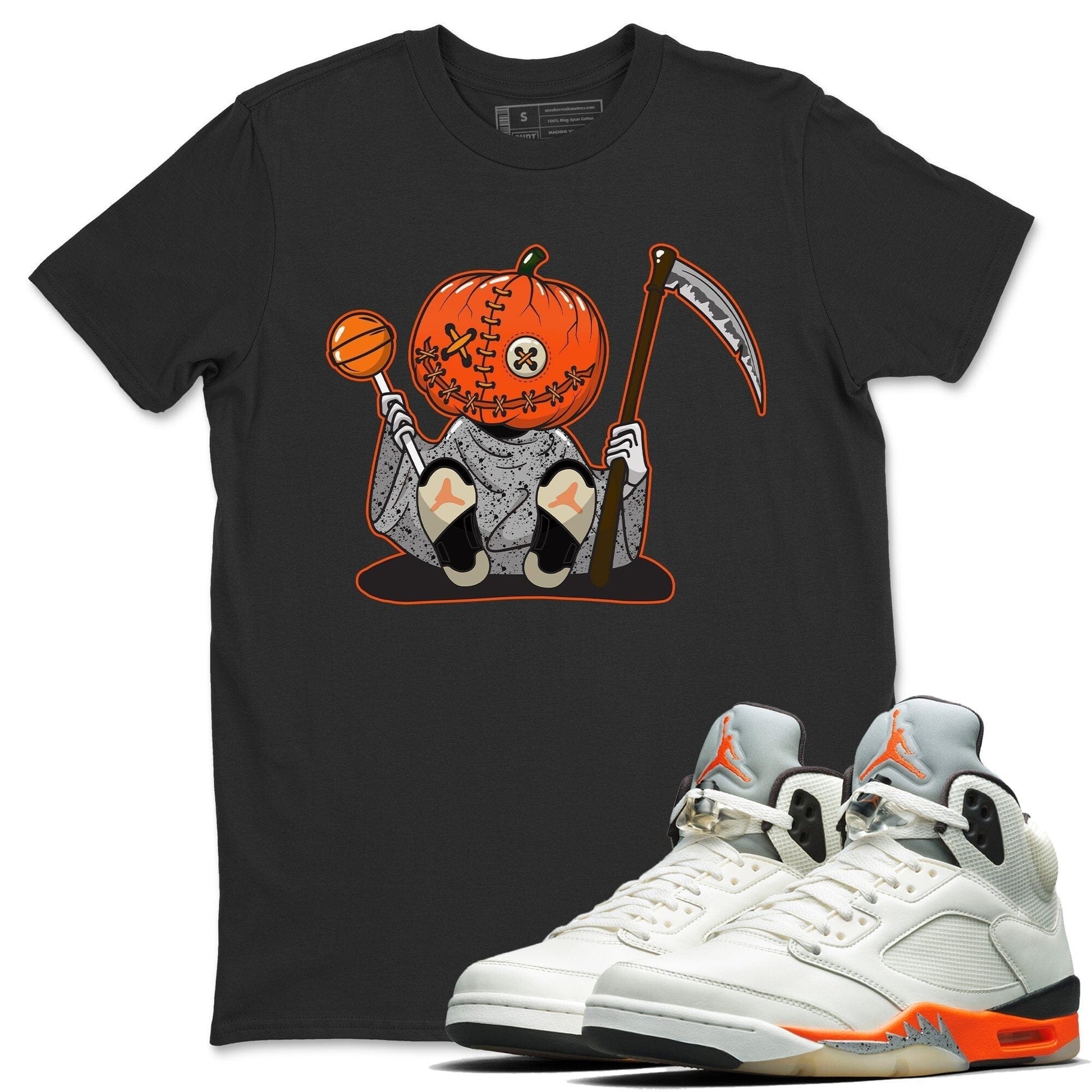 Jordan 5 Shattered Backboard unique Halloween sneaker tee Pumpkin Head Sneaker Tees Jordan 5 Shattered Backboard Sneaker Release Tees Unisex Shirts