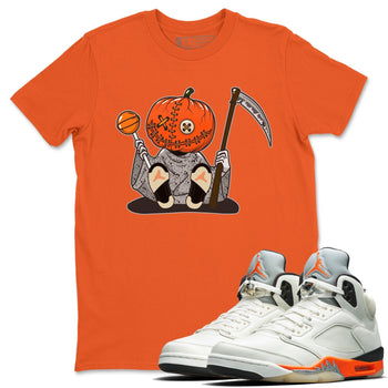 Jordan 5 Shattered Backboard unique Halloween sneaker tee Pumpkin Head Sneaker Tees Jordan 5 Shattered Backboard Sneaker Release Tees Unisex Shirts