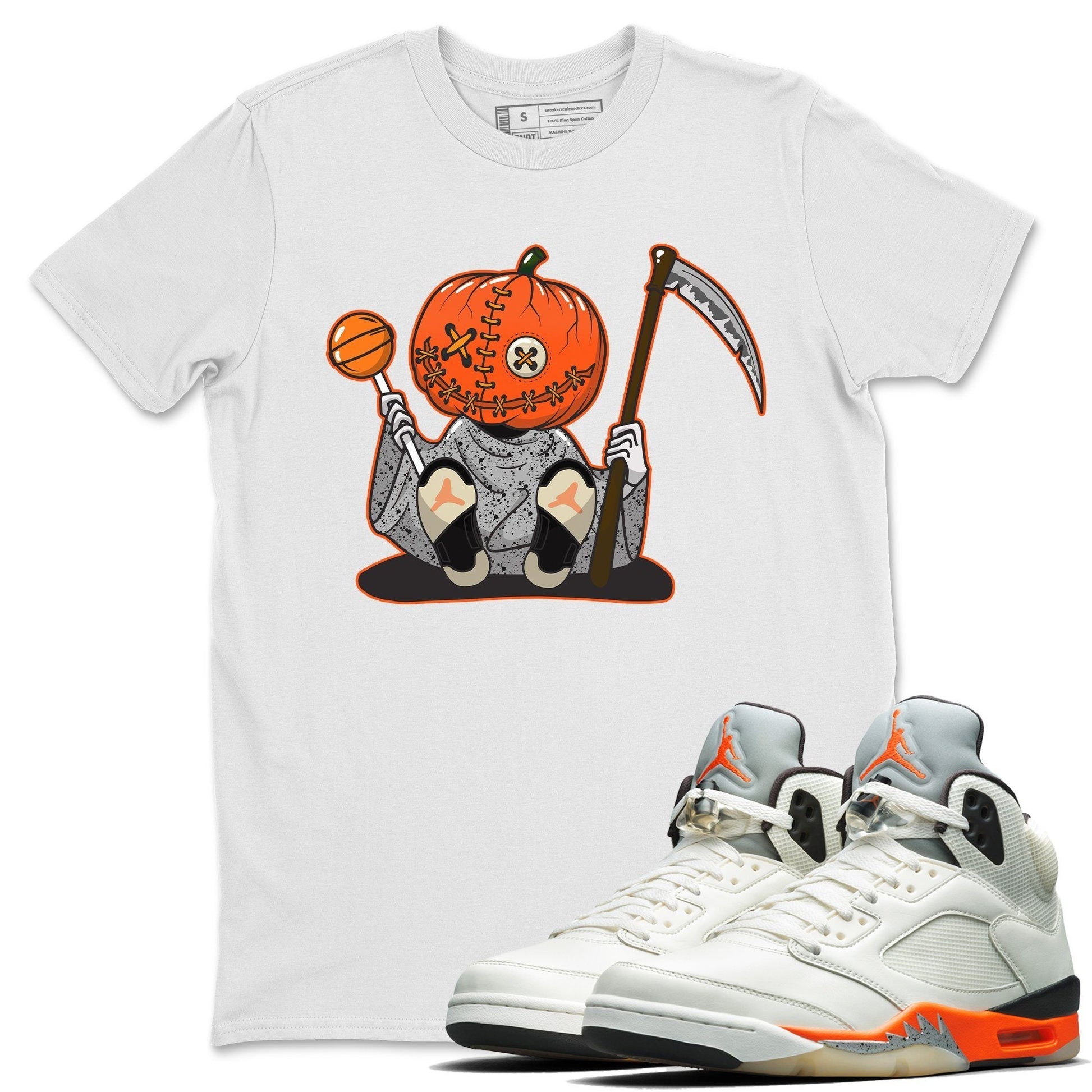 Jordan 5 Shattered Backboard unique Halloween sneaker tee Pumpkin Head Sneaker Tees Jordan 5 Shattered Backboard Sneaker Release Tees Unisex Shirts