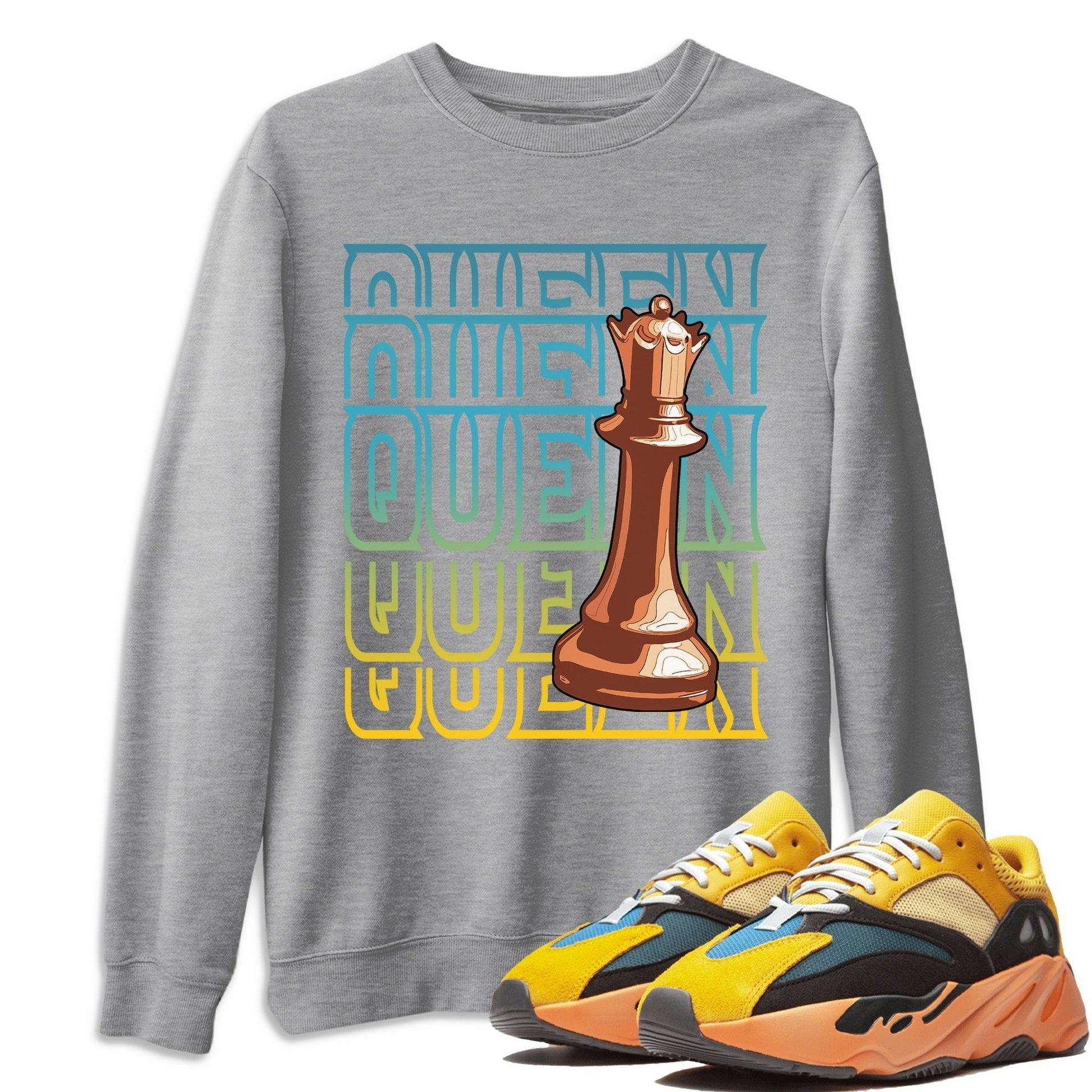 Yeezy 700 Sun Sneaker Match Tees Queen Sneaker Tees Yeezy 700 Sun Sneaker Release Tees Unisex Shirts