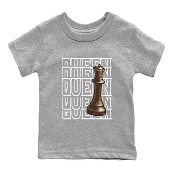 AF1 Chocolate shirt to match jordans Queen sneaker tees Air Force 1 Chocolate SNRT Sneaker Tees Youth Kid's Baby Shirt Heather Grey 2 T-Shirt