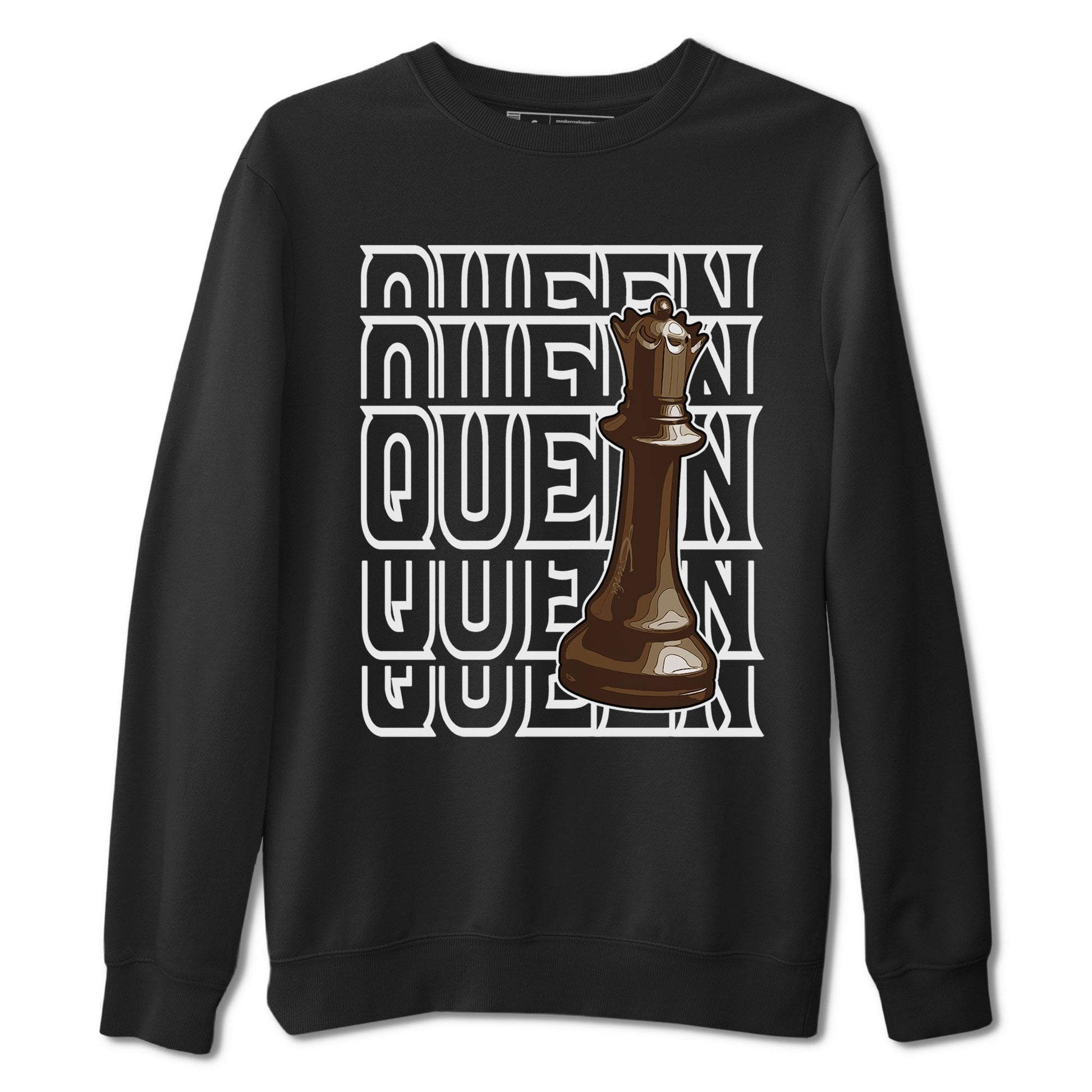 AF1 Chocolate shirt to match jordans Queen sneaker tees Air Force 1 Chocolate SNRT Sneaker Release Tees Cotton Sneaker Tee Black 2 T-Shirt