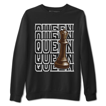 AF1 Chocolate shirt to match jordans Queen sneaker tees Air Force 1 Chocolate SNRT Sneaker Release Tees Cotton Sneaker Tee Black 2 T-Shirt